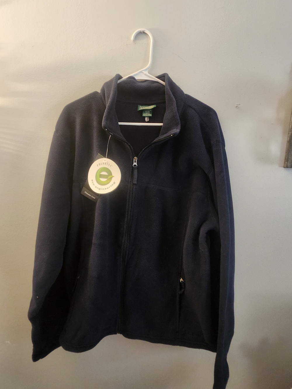 L.L. Bean Men’s Navy Fleece Full-Zip Jacket